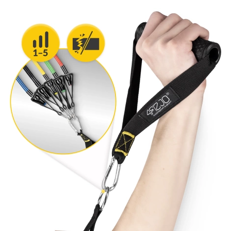 Zestaw 5 ekspanderów do ćwiczeń