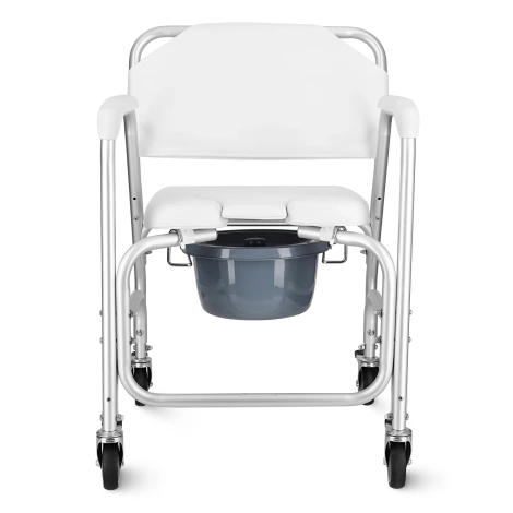 Wózek toaletowy sanitarny dla niepełnosprawnych i seniorów