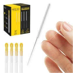 Igły do akupunktury z prowadnicą 100 szt. 0,25 x 30 mm
