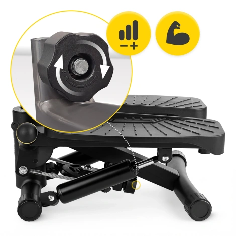 Kompaktowy mini stepper skrętny LITE z ekspanderami