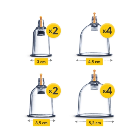 Bańki chińskie bezogniowe próżniowe 24 szt.