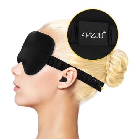 Jedwabna opaska na oczy do spania