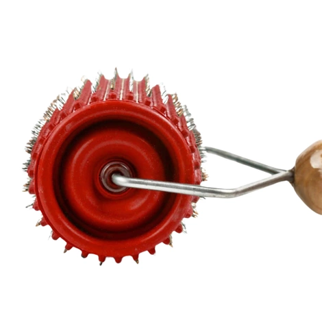 Wałek wieloigłowy do masażu Lyapko 5,0 bez niklu czerwony
