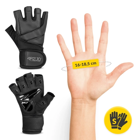 Rękawiczki treningowe z usztywnieniem nadgarstka PRO S
