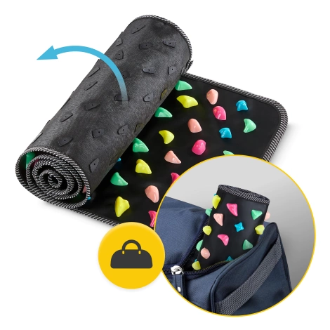 Mata do masażu stóp z kamykami 140 x 35 cm