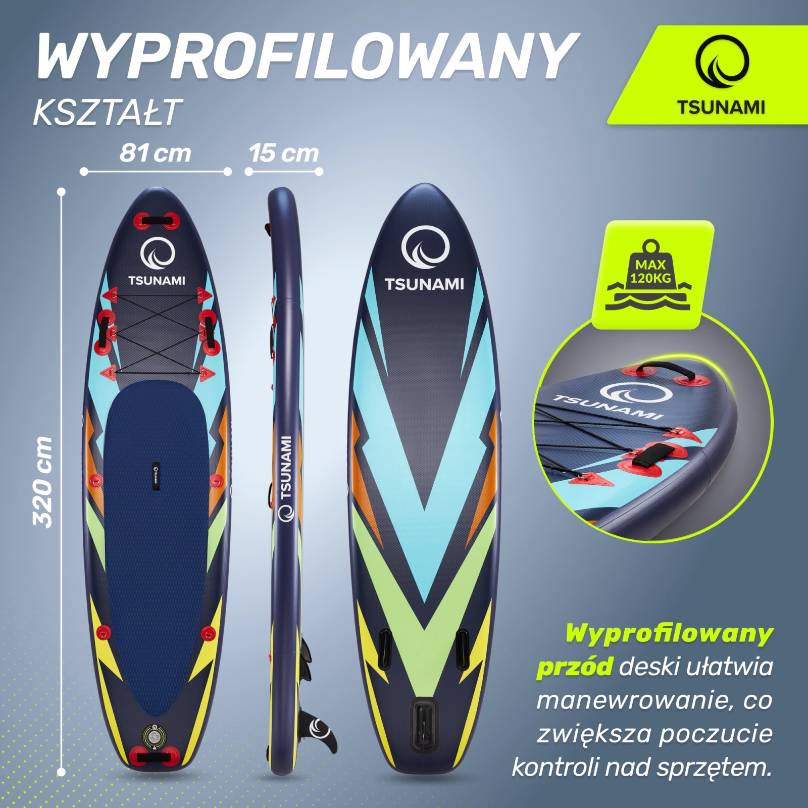pompowana deska do plywania sup