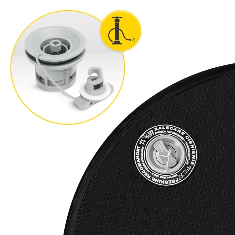 Dmuchana wanna lodowa do morsowania drop-stitch okrągła