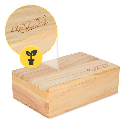 Kostka do jogi drewniana