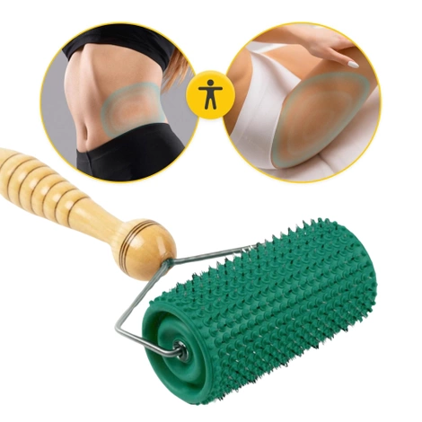 Wałek wieloigłowy do masażu Lyapko 5,0 bez niklu zielony