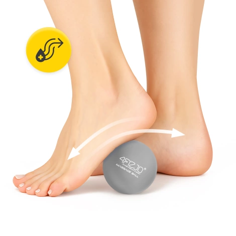 Piłka do masażu Lacrosse Massage Ball szara