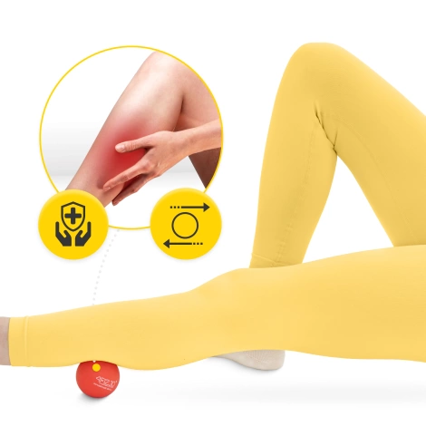 Piłka do masażu Lacrosse Massage Ball czerwona