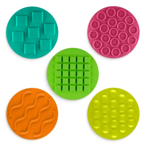 Dyski sensoryczne dla dzieci do zabawy 25 cm zestaw 10 sztuk