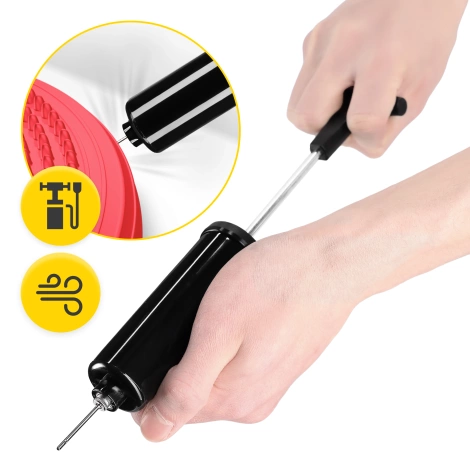 Poduszka sensomotoryczna MED+ 33 cm czerwona