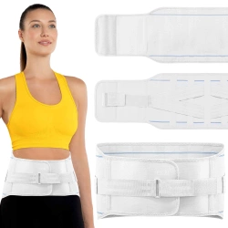 Pas ortopedyczny na kręgosłup lędźwiowy XXL jasnoszary