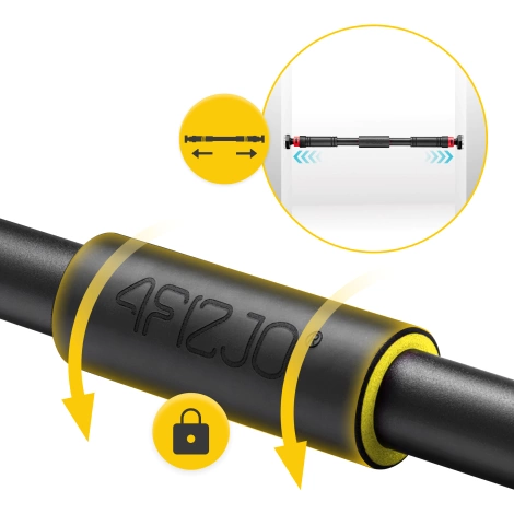 Drążek rozporowy do podciągania zółty