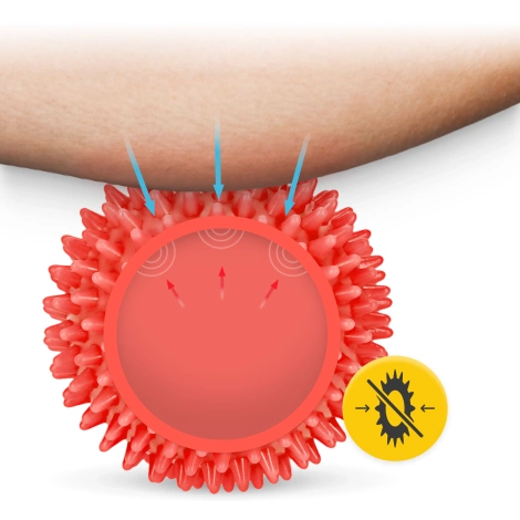 Piłka do masażu z kolcami SPIKE+ 7 cm