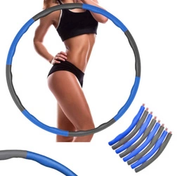 Hula Hop składane z wypustkami masującymi 1,2 kg