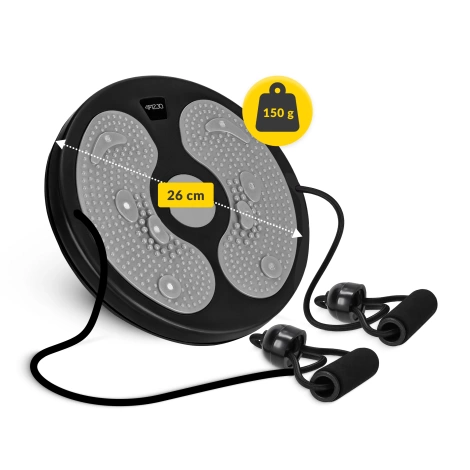 Twister obrotowy z linkami MINI szary