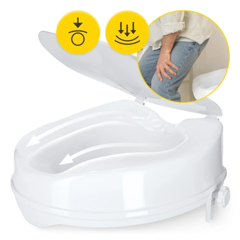 Nasadka toaletowa podwyższająca 15 cm