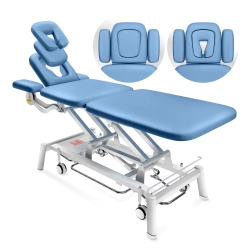 Stół do masażu i rehabilitacji elektryczny ERGO niebieski