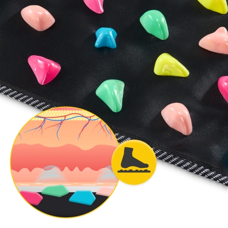 Mata do masażu stóp z kamykami 175 x 35 cm