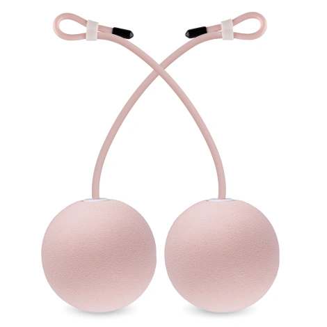 Skakanka z licznikiem i kulkami różowa