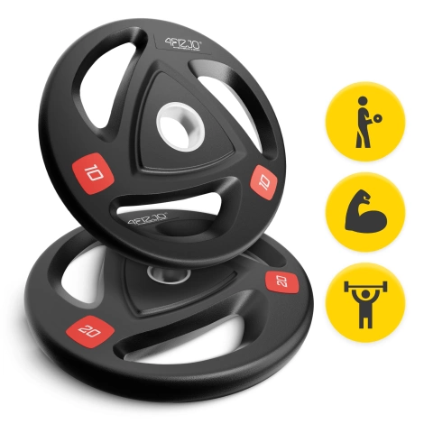 Zestaw olimpijski - obciążenie 80 kg + sztanga