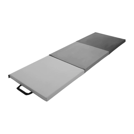 Materac gimnastyczny do ćwiczeń składany szary