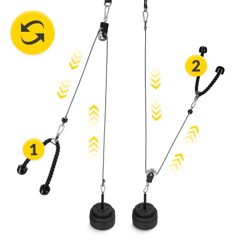 Wyciąg górny i dolny do ćwiczeń