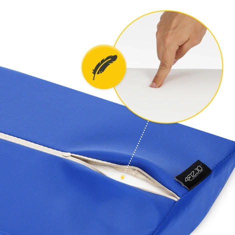 Półwałek lędźwiowy do rehabilitacji niebieski