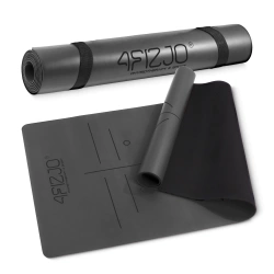 Mata do jogi i ćwiczeń antypoślizgowa 4 mm czarna