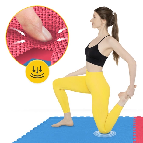 Mata ochronna piankowa PUZZLE na podłogę 100 x 100 cm