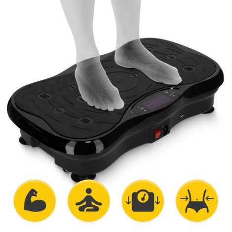 Platforma wibracyjna do ćwiczeń ULTRA+ czarna