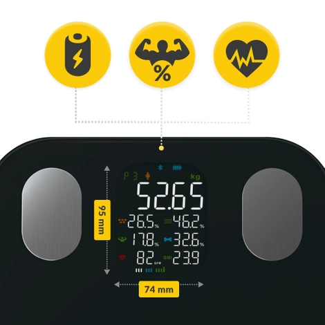 Elektroniczna waga łazienkowa analityczna PRO