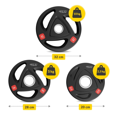 Zestaw olimpijski - obciążenie 40 kg + 2 sztangi