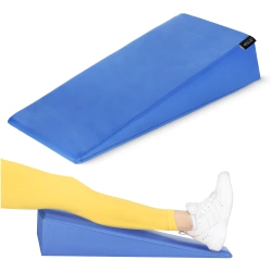 Klin rehabilitacyjny trójkąt do masażu niebieski