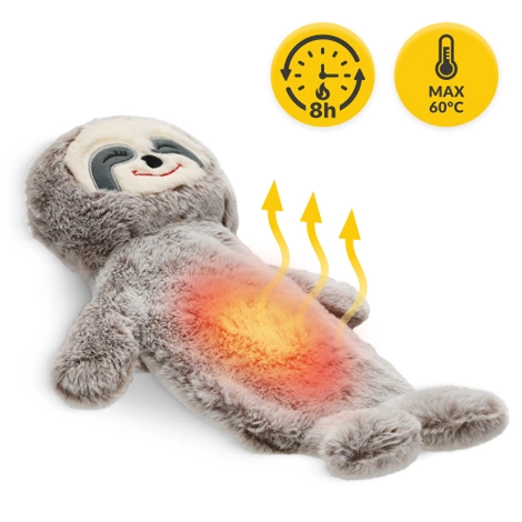 Termofor pluszowy w pokrowcu LENIWIEC 0,75 litra