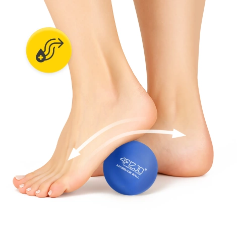 Piłka do masażu Lacrosse Massage Ball niebieska