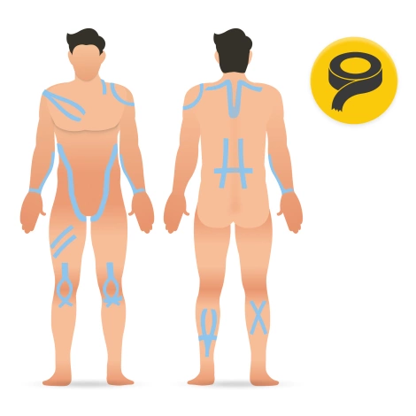 Taśma do kinesiotapingu 5 cm x 31 m