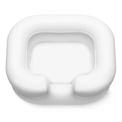 Nadmuchiwany basen do mycia głowy w łóżku z prysznicem