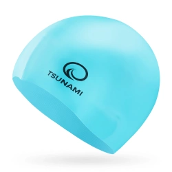 Czepek na basen dla dzieci TSUNAMI niebieski