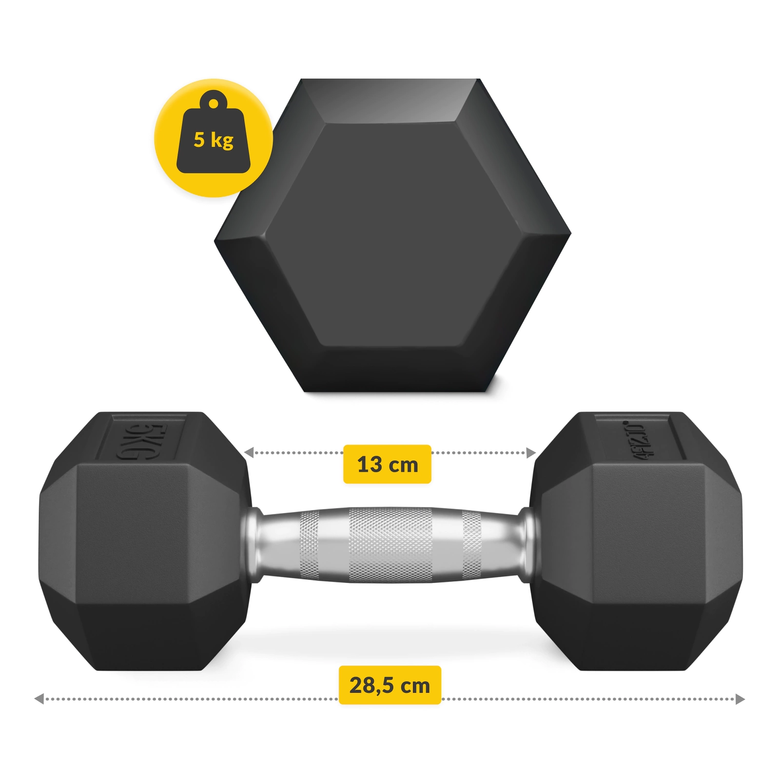 hantel hex 5kg