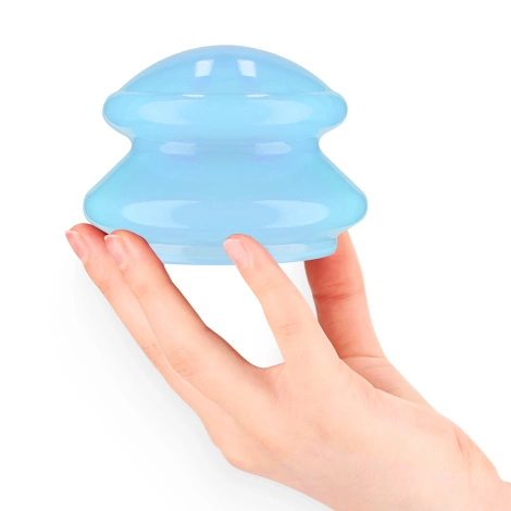 Silikonowe bańki chińskie 4 szt. MED+ niebieskie