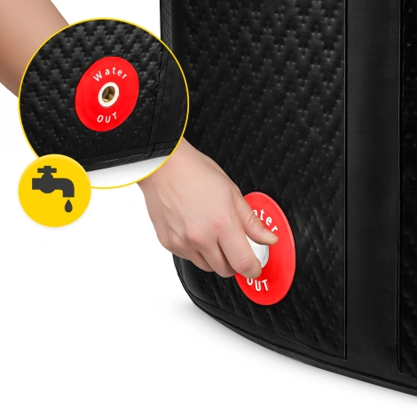 Dmuchana wanna lodowa do morsowania drop-stitch owalna