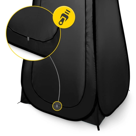 Namiot przebieralnia turystyczna Mountain Goat czarna