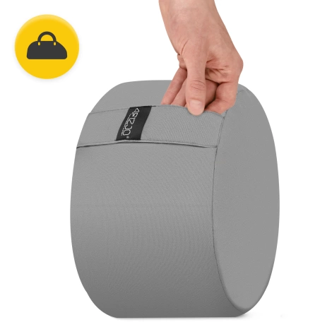 Poduszka do medytacji ZAFU okrągła szara