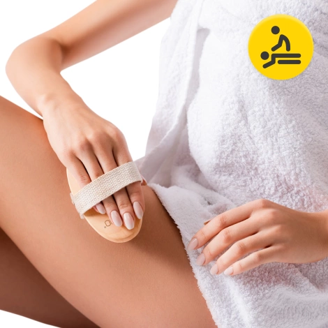 Szczotka do masażu ciała na sucho