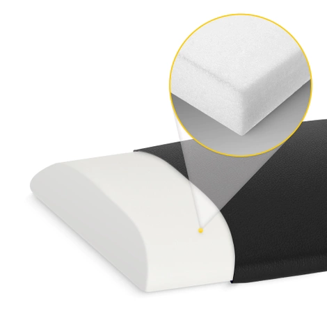 Półwałek lędźwiowy do rehabilitacji czarny