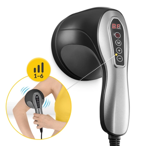 Ręczny masażer antycellulitowy czarny