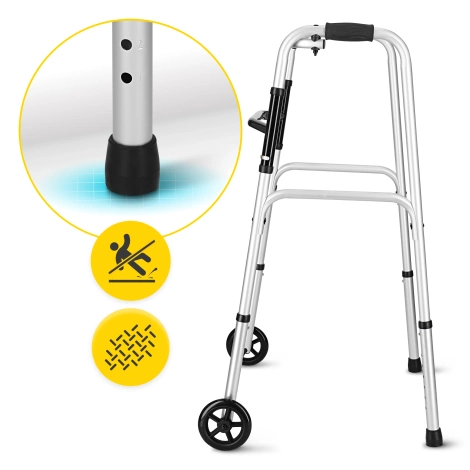 Balkonik aluminiowy z kółkami